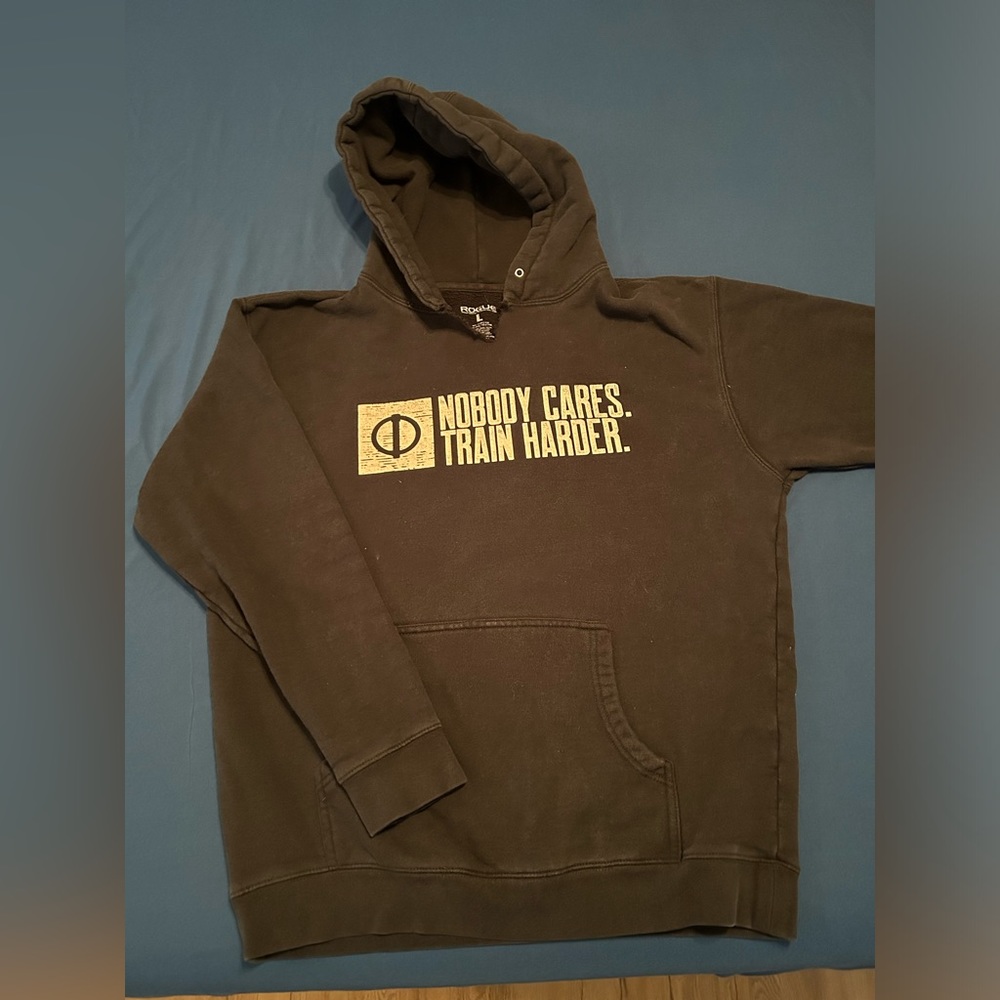 Workout harder Rogue hoodie
